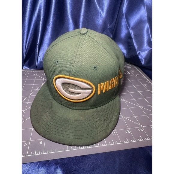 New Era Other - New Era Green Bay Packers NFL Football 59FIFTY Used Fitted Hat Size 7 5/8"